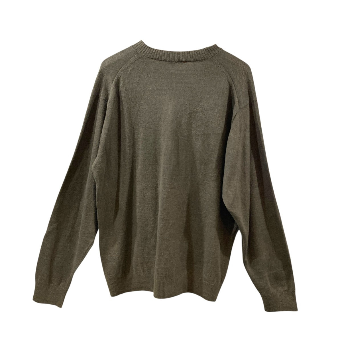 LINEN WOOL BRUSHED V-NECK SWEATERニット8029640