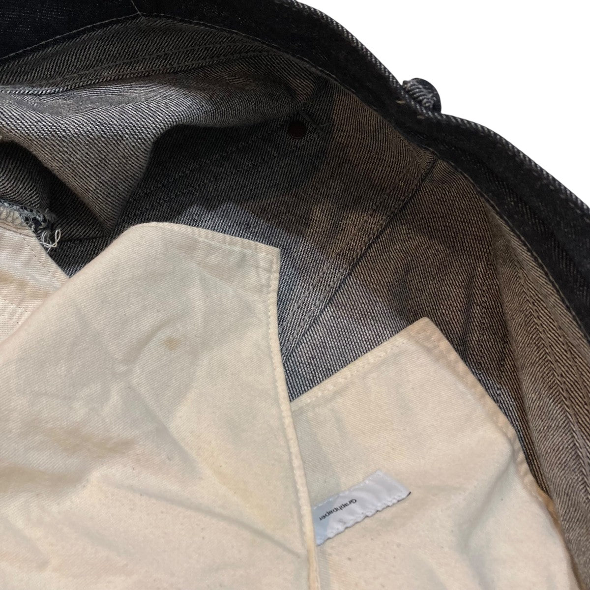 Graphpaper デニムパンツGM223-40044B GM223-40044B インディゴ サイズ
