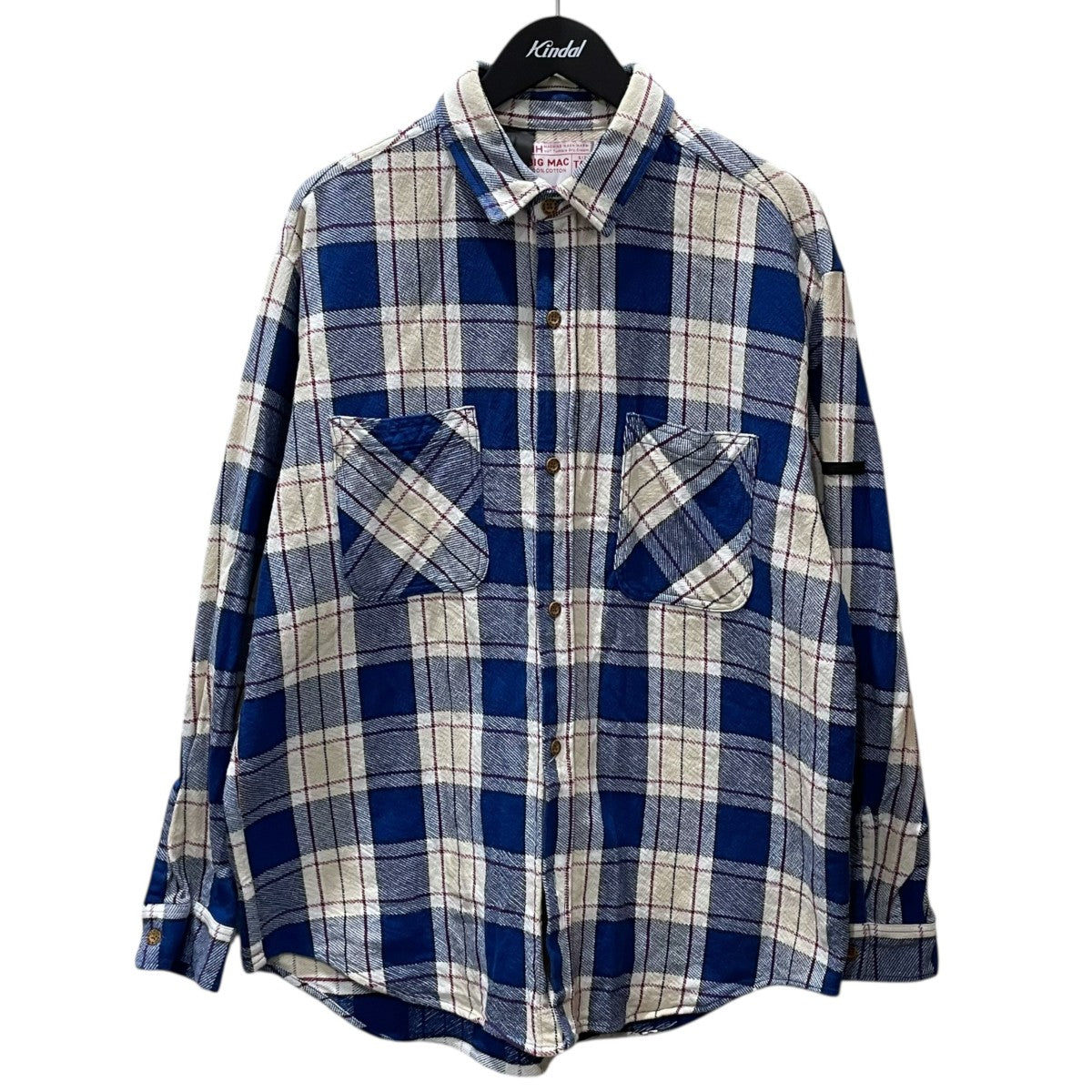 N．HOOLYWOOD×BIG MAC 23AW チェック柄ネルシャツ CHECK SHIRTS