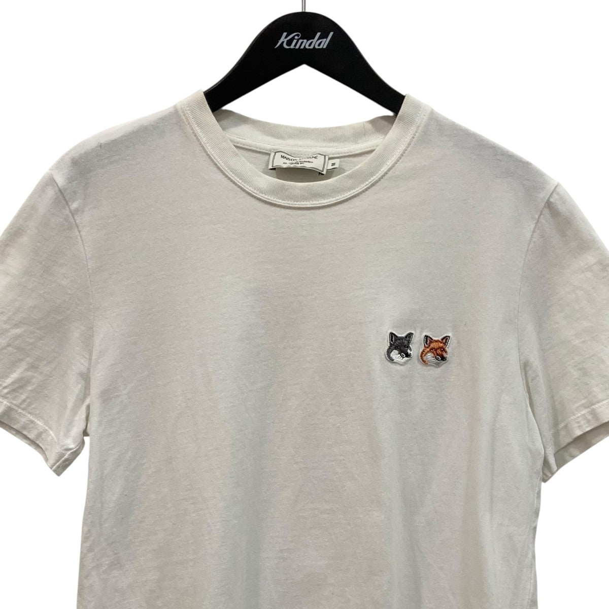 MAISON KITSUNE DOUBLE FOX HEAD半袖TシャツBU00103AT1500 古着・中古-2枚目のアイテム画像