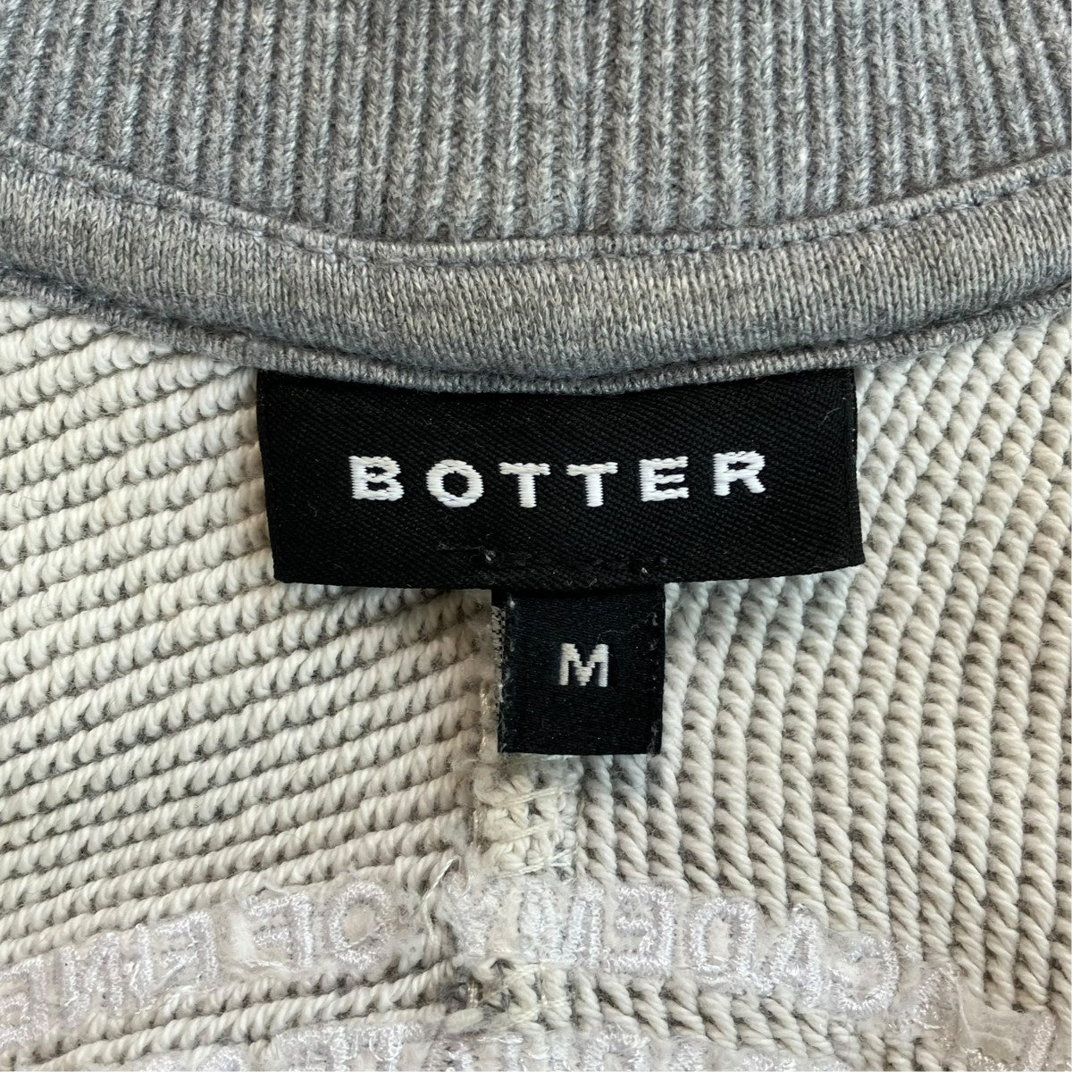 BOTTER 24AWエンボス加工トレーナー 古着・中古-5枚目のアイテム画像