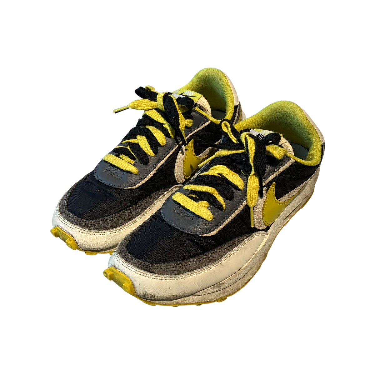 NIKE×UNDERCOVER×sacai LD Waffle Black／Sail-Dark Grey-Bright CitronスニーカーDJ4877-001 古着・中古-1枚目のアイテム画像