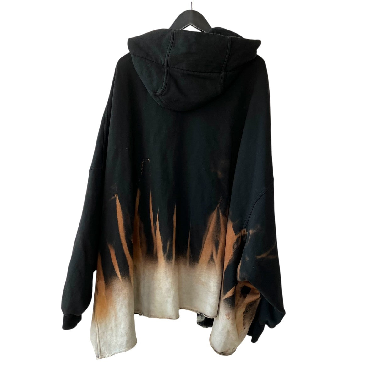 24AWJUMBO HOODED PETERブリーチ加工 ジップパーカーDU02D2278-FSUN