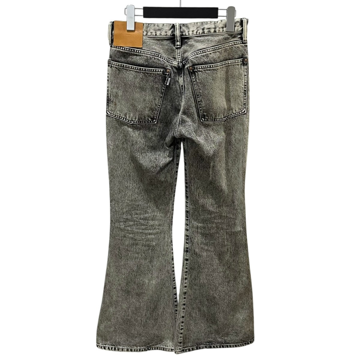 SUGARHILL 24SS 加工フレアデニムパンツ ACID WASHED MODERN WESTERN FLARED TROUSERS 2441000421 古着・中古-2枚目のアイテム画像