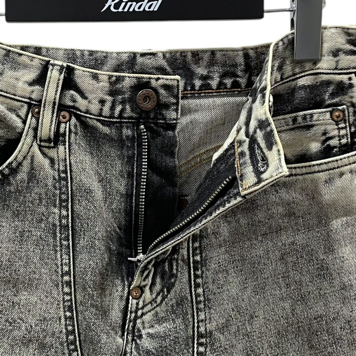 SUGARHILL 24SS 加工フレアデニムパンツ ACID WASHED MODERN WESTERN FLARED TROUSERS 2441000421 古着・中古-3枚目のアイテム画像