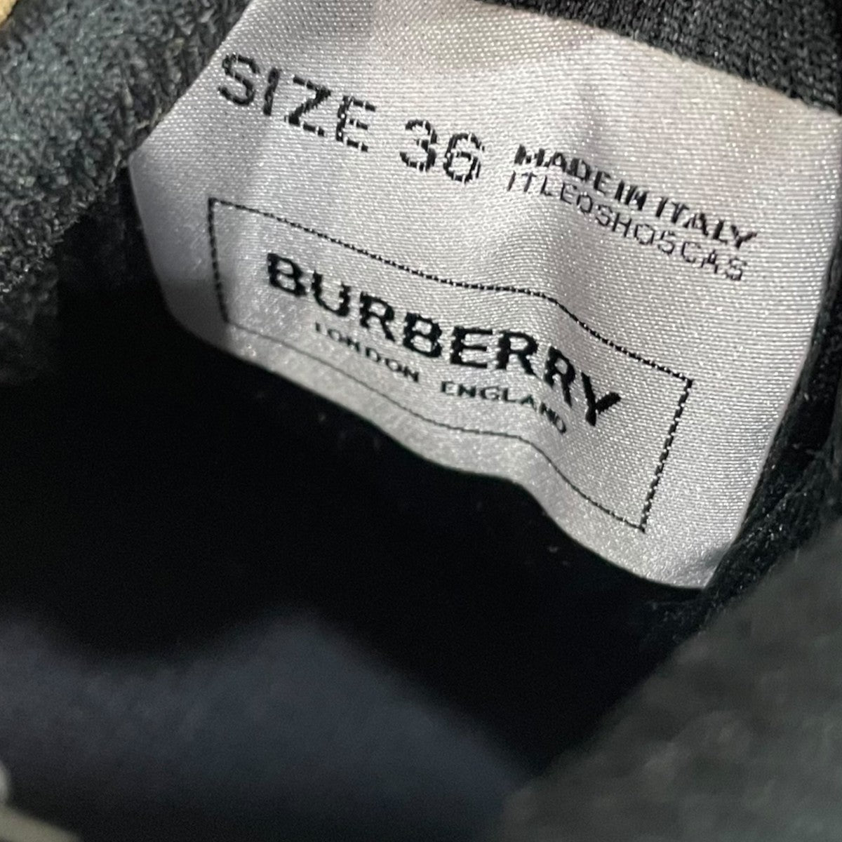 BURBERRY ローカットスニーカー 古着・中古-8枚目のアイテム画像