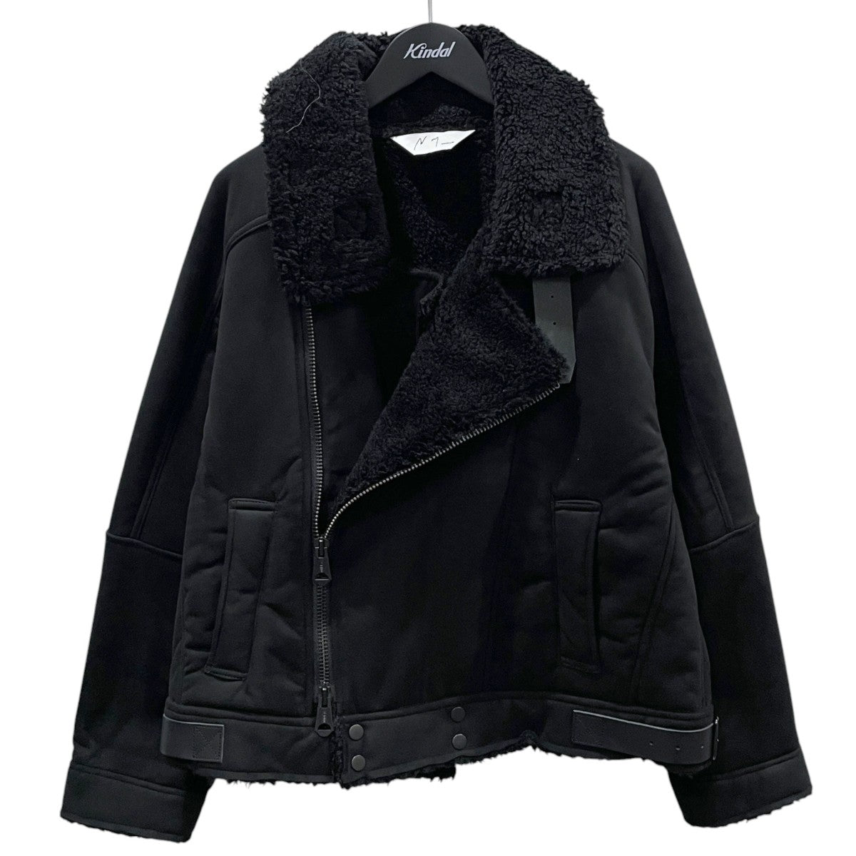 24AW ボアジャケット VEGAN LEATHER BOA ZIP JACKET ヴィーガンレザー ボア ジップ ジャケット ANC-JK39-A