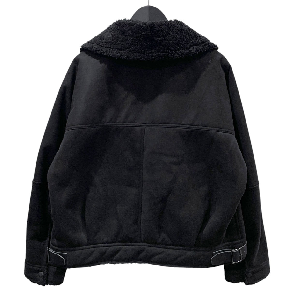 24AW ボアジャケット VEGAN LEATHER BOA ZIP JACKET ヴィーガンレザー ボア ジップ ジャケット ANC-JK39-A