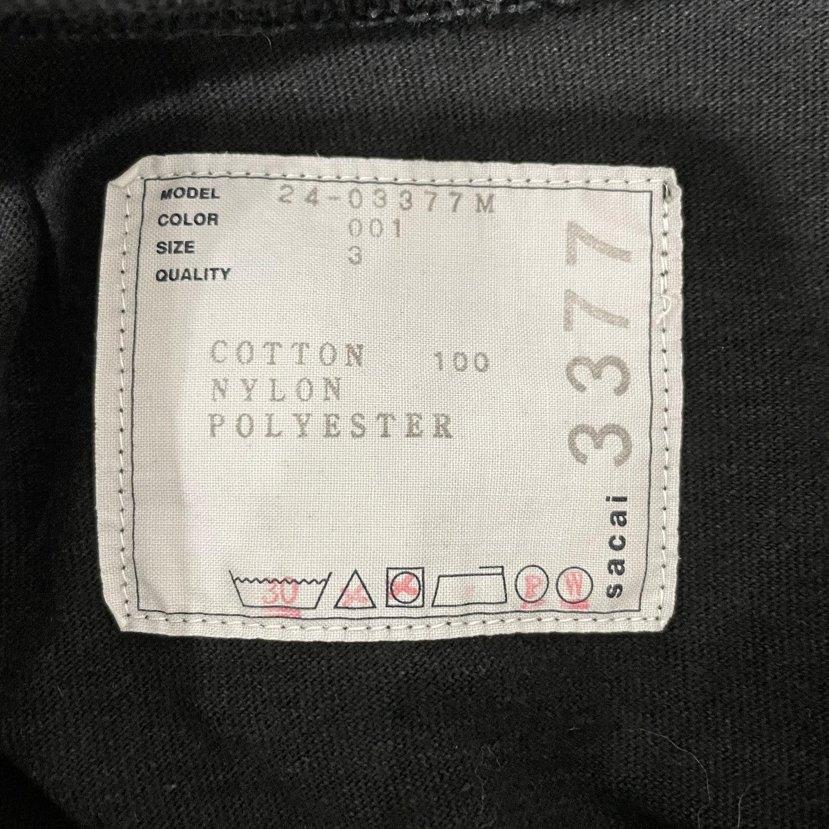 sacai 半袖Ｔシャツ2403377M 古着・中古-6枚目のアイテム画像
