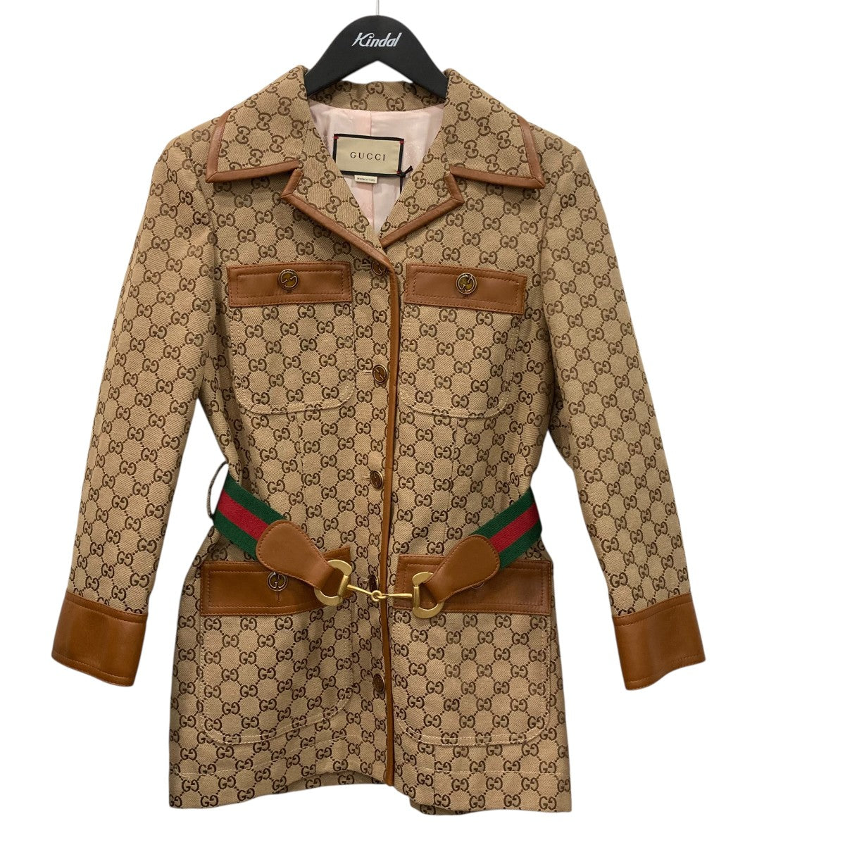GUCCI(グッチ) ジャケット682302 682302 ブラウン×ベージュ サイズ 38