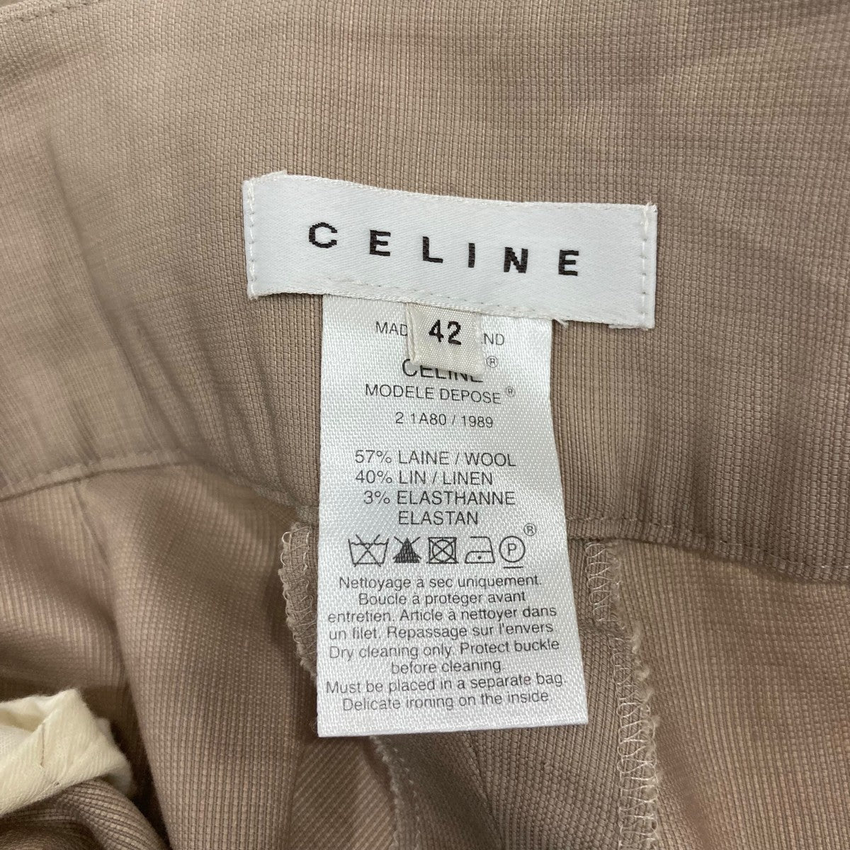 CELINE パンツ2 1A80 古着・中古-6枚目のアイテム画像