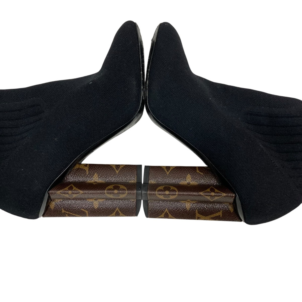 LOUIS VUITTON シルエットライン アンクルブーツ 古着・中古-6枚目のアイテム画像