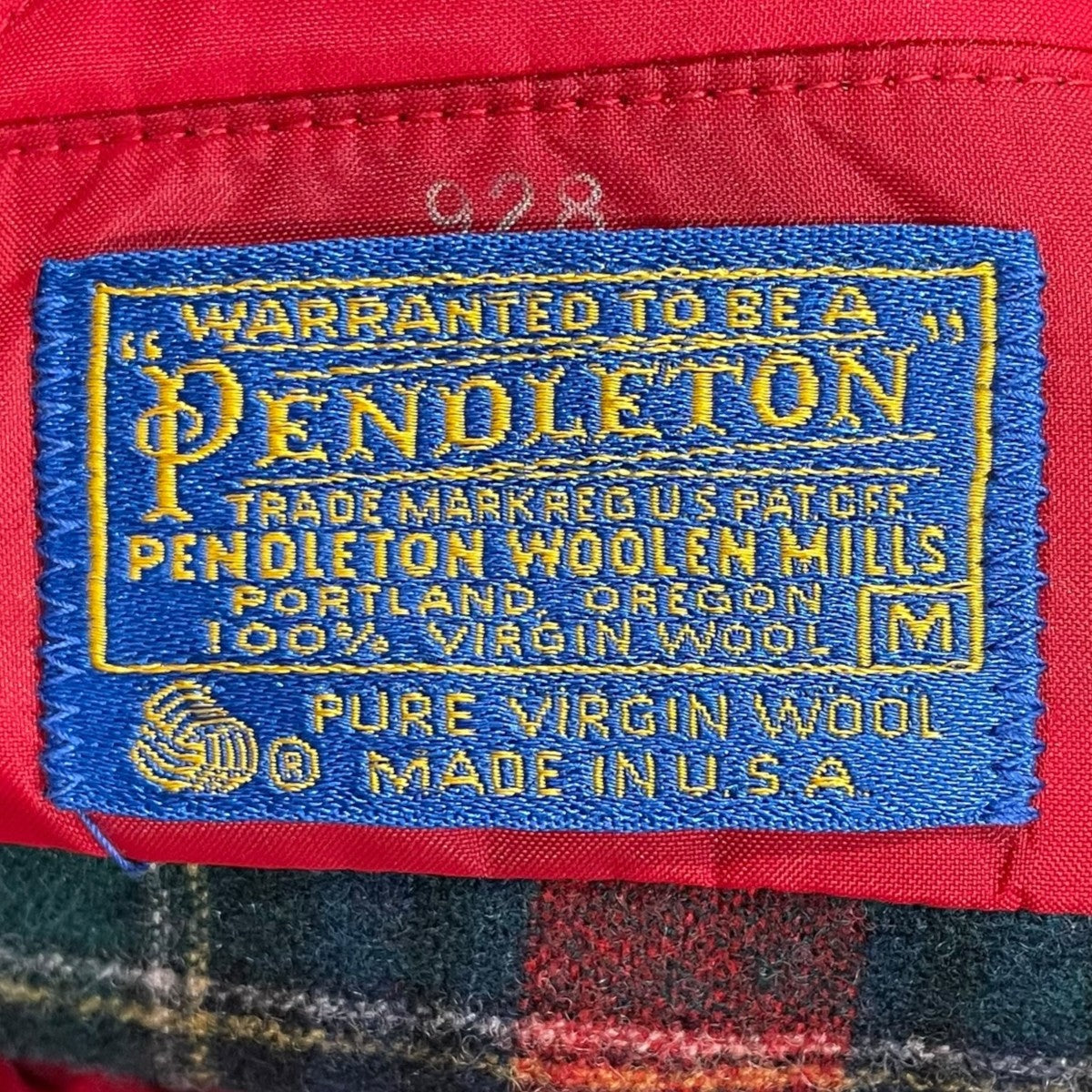 PENDLETON チェック柄ネルシャツ 古着・中古-5枚目のアイテム画像