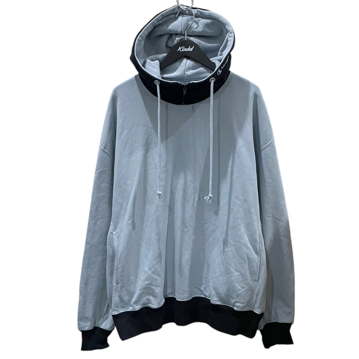25SS プルオーバーパーカー MOCK NECK HOODIE モックネックフーディー C8-B113