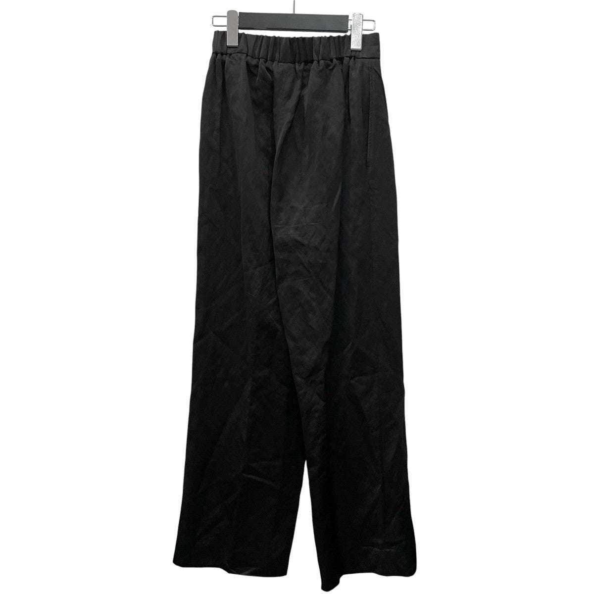 BLAMINK レーヨンリネンバックギャザーストレートパンツスラックス79142990286 古着・中古-2枚目のアイテム画像