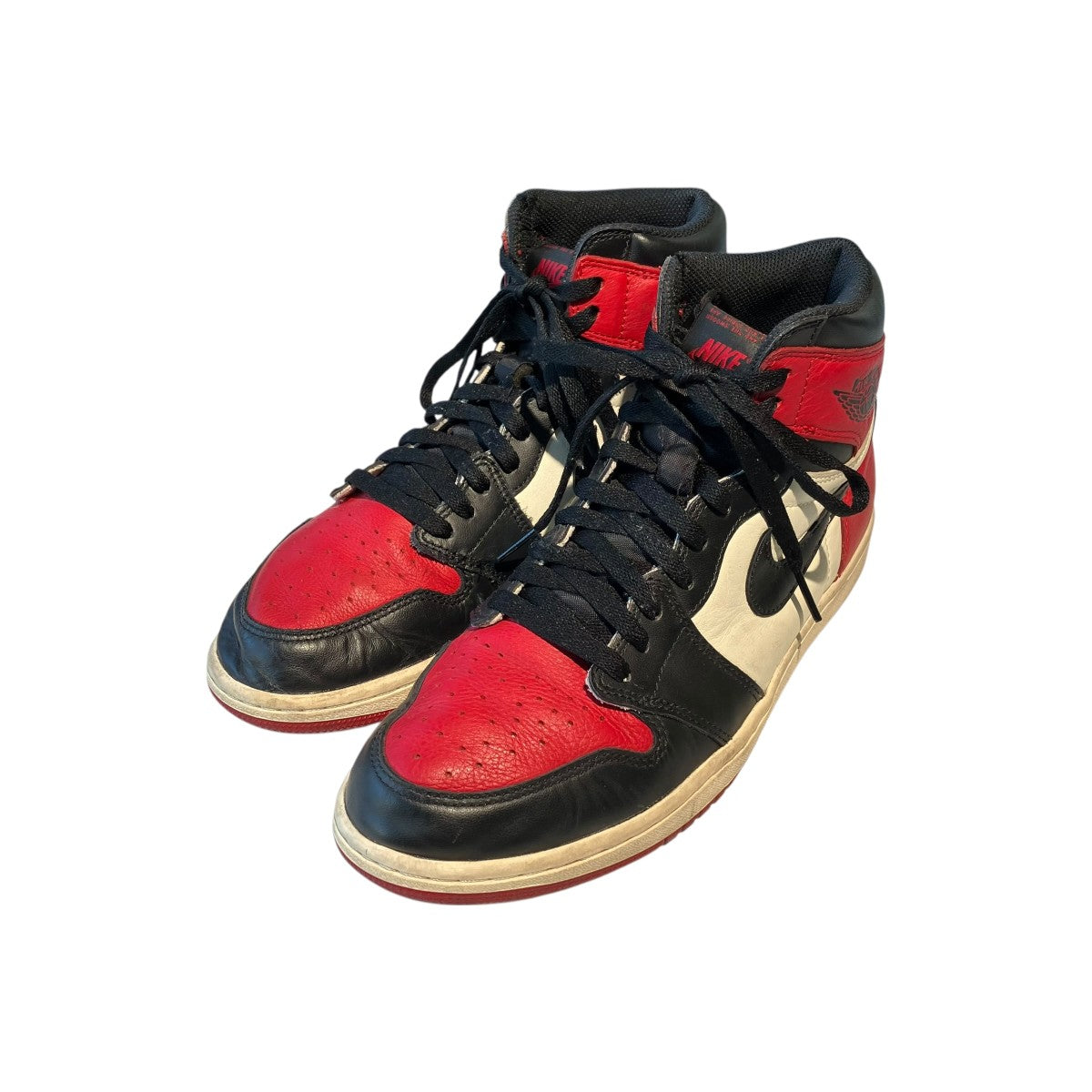 Air Jordan 1 Retro High OG Bred Toeハイカットスニーカー555088-610