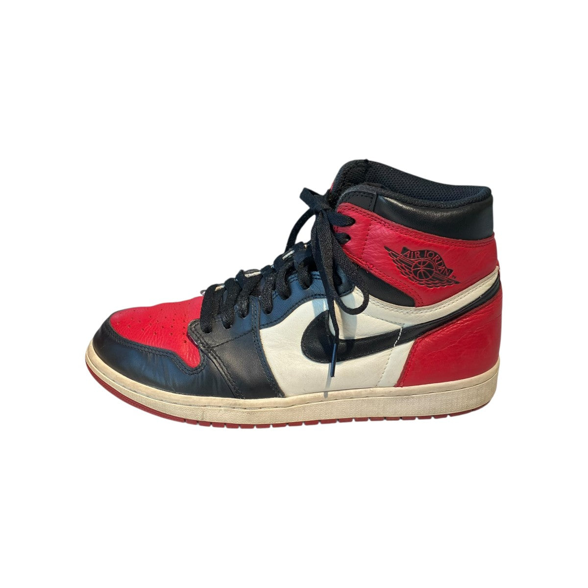 Air Jordan 1 Retro High OG Bred Toeハイカットスニーカー555088-610