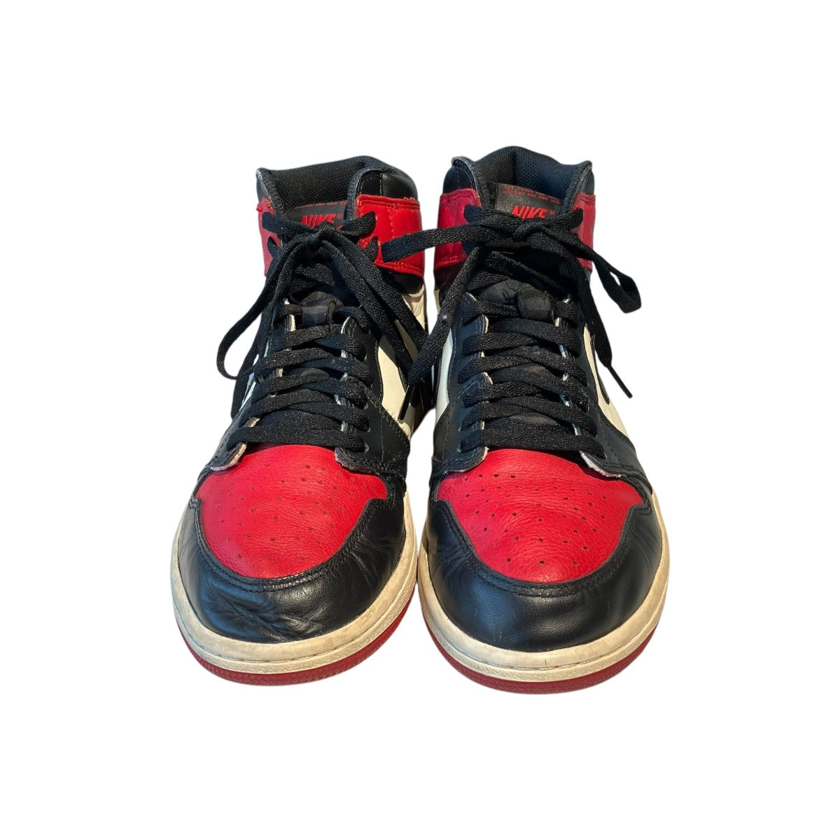 Air Jordan 1 Retro High OG Bred Toeハイカットスニーカー555088-610