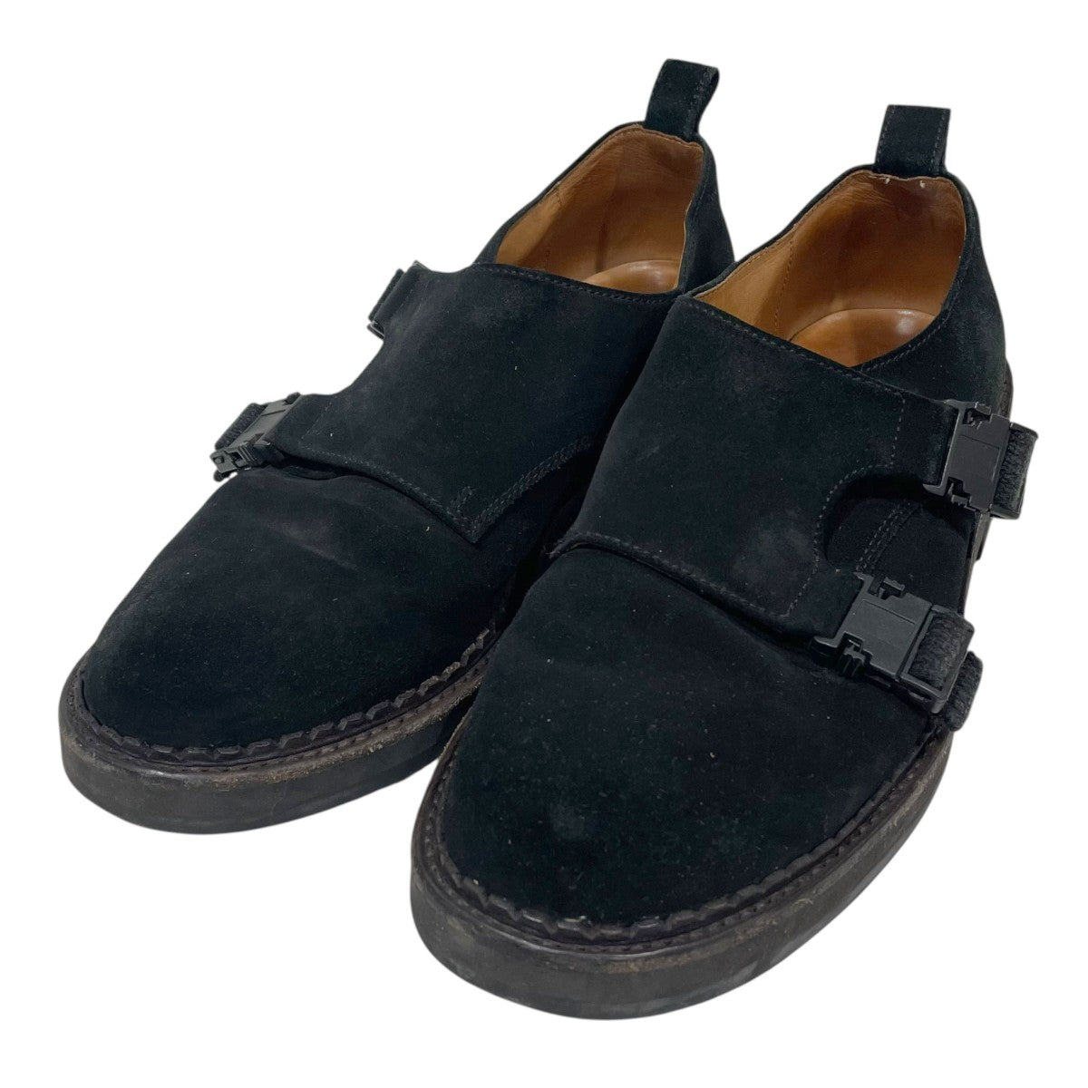モンクストラップスウェードシューズ Neo monk suede ネオ モンク スウェード