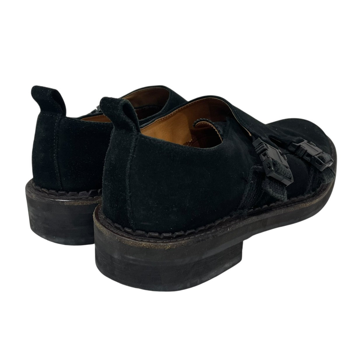 モンクストラップスウェードシューズ Neo monk suede ネオ モンク スウェード