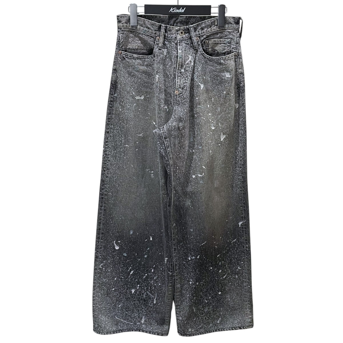 SUGARHILL 24AW 加工デニムパンツ MOLDED DENIM TROUSERS WIDE CUT 2411300414 古着・中古-1枚目のアイテム画像