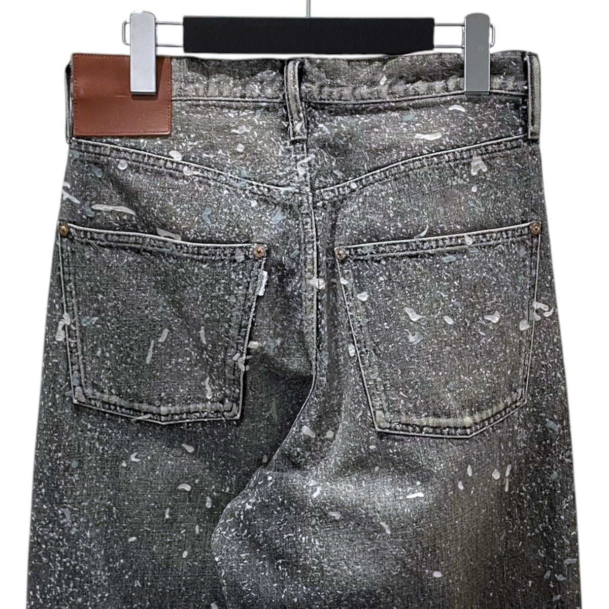 SUGARHILL 24AW 加工デニムパンツ MOLDED DENIM TROUSERS WIDE CUT 2411300414 古着・中古-4枚目のアイテム画像