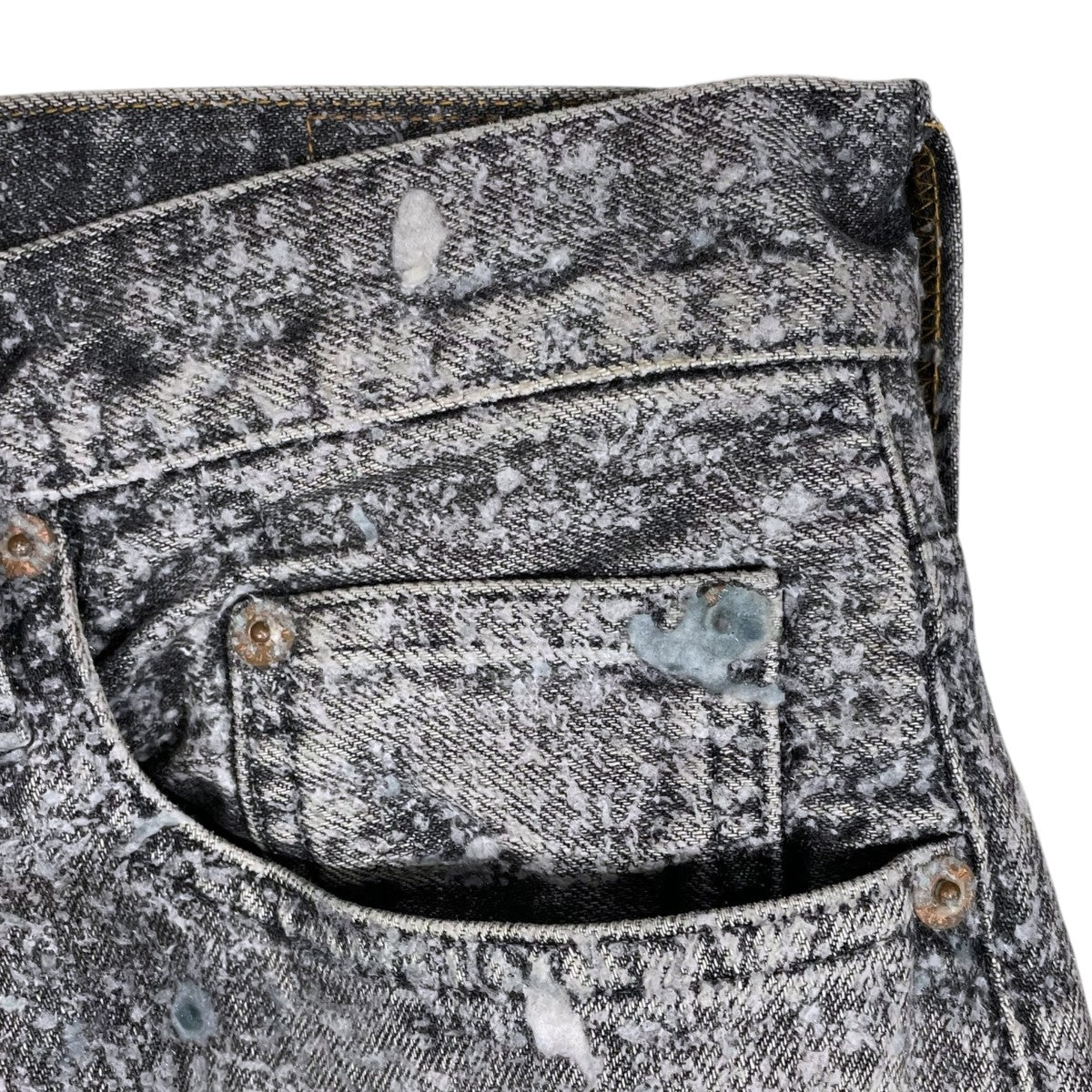 SUGARHILL 24AW 加工デニムパンツ MOLDED DENIM TROUSERS WIDE CUT 2411300414 古着・中古-6枚目のアイテム画像