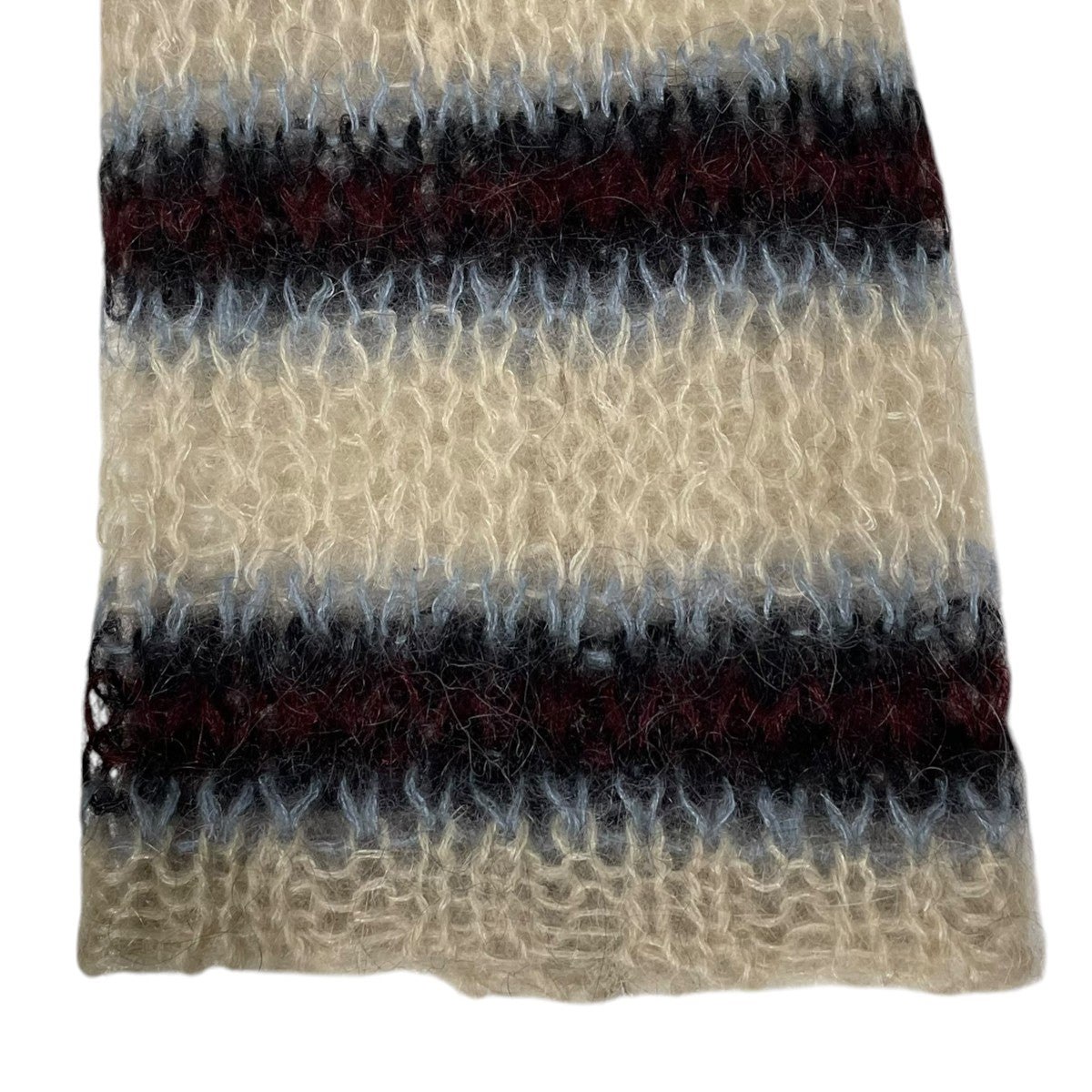24AW ストライプ柄ニットセーター MOHAIR STRIPE PULLOVER モヘア ストライプ プルオーバー 2411300603