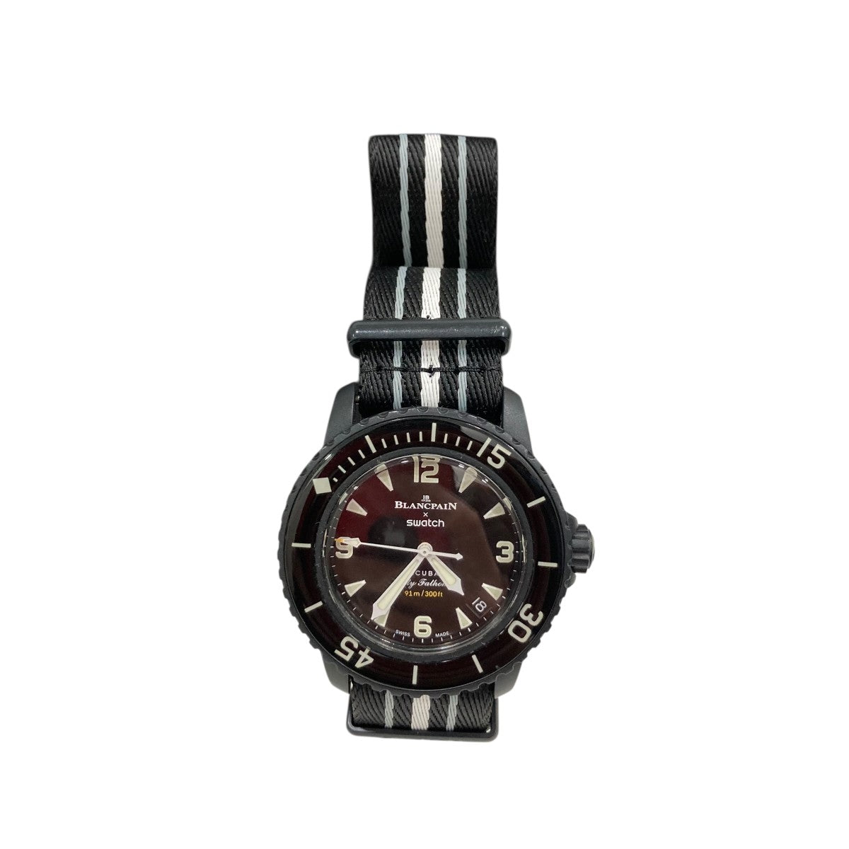 S035B400 ×BLANCPAIN 箱 フィフティファゾムス腕時計