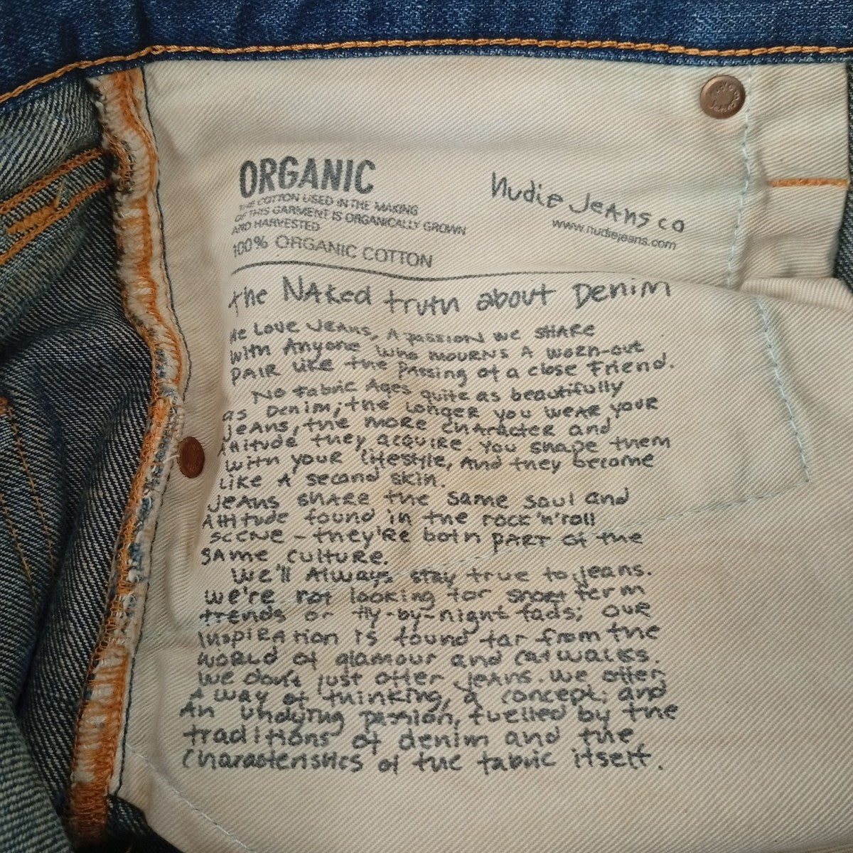 NUDIE JEANS デニムパンツ 古着・中古-7枚目のアイテム画像