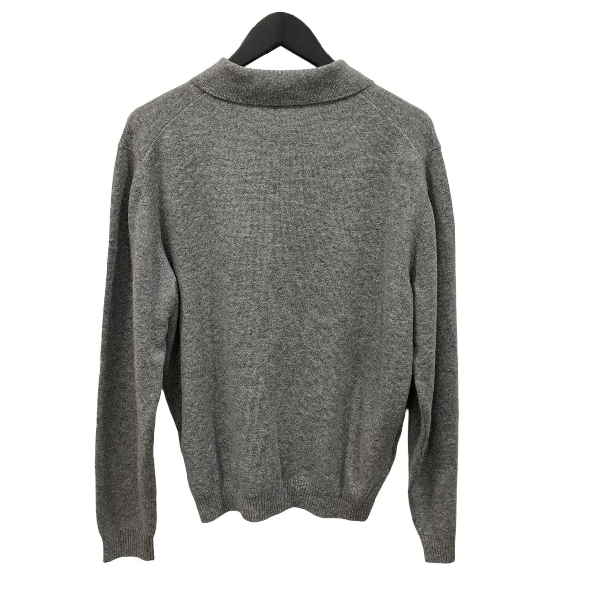 MIU MIU Logo Embroidered Cashmere Polo Knit Sweater長袖ポロシャツMMLA40 古着・中古-3枚目のアイテム画像