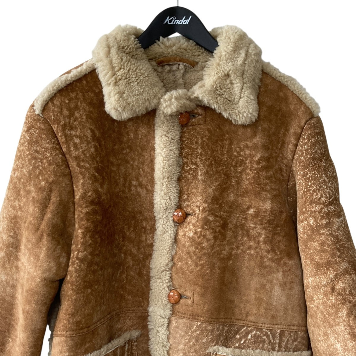 Supreme x Schott Shearling Coatムートンコート 古着・中古-2枚目のアイテム画像