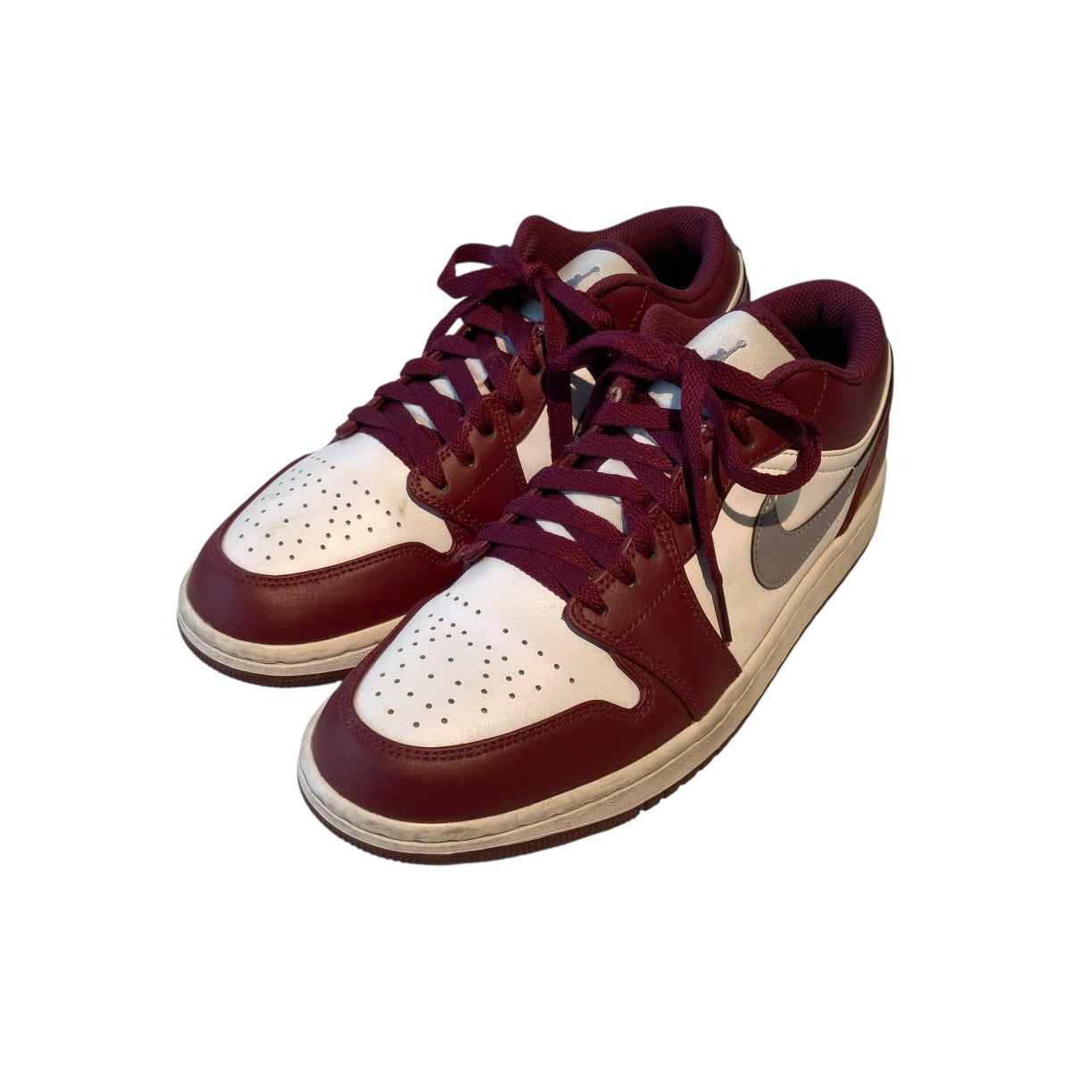 NIKE Air Jordan 1 Low Bordeauxローカットスニーカー553558-615 古着・中古-1枚目のアイテム画像