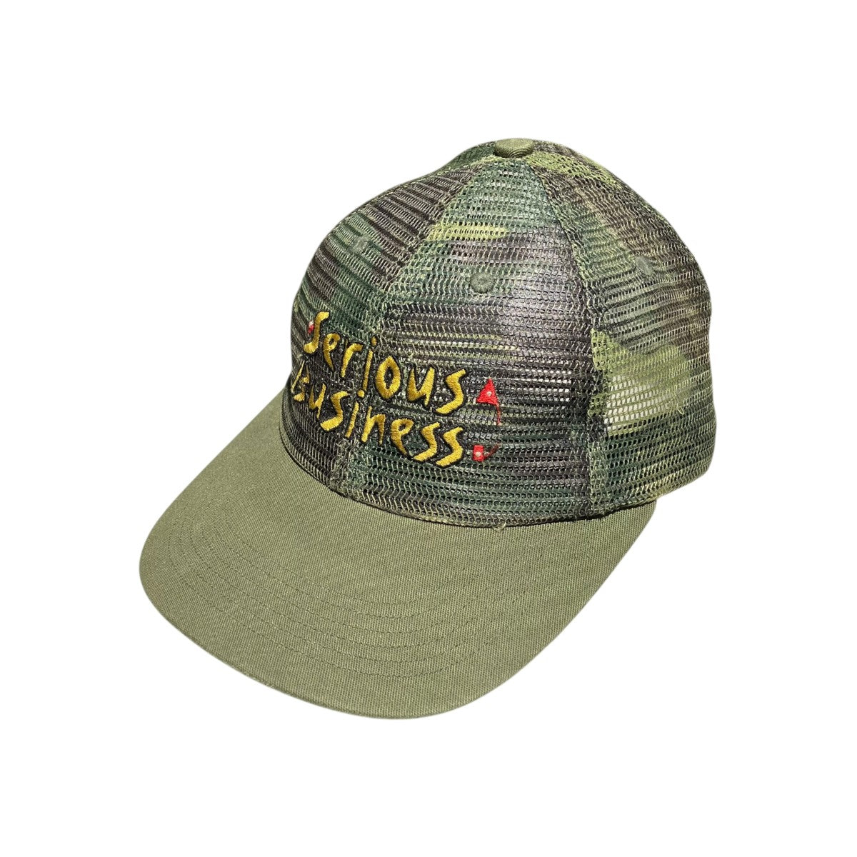 WHIMSY カモフラージュ柄メッシュキャップ 古着・中古-1枚目のアイテム画像