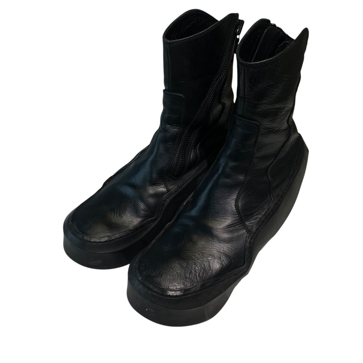 JULIUS 15AWSphere Polygon Calf Shoesショートブーツ517FWM5 古着・中古-1枚目のアイテム画像