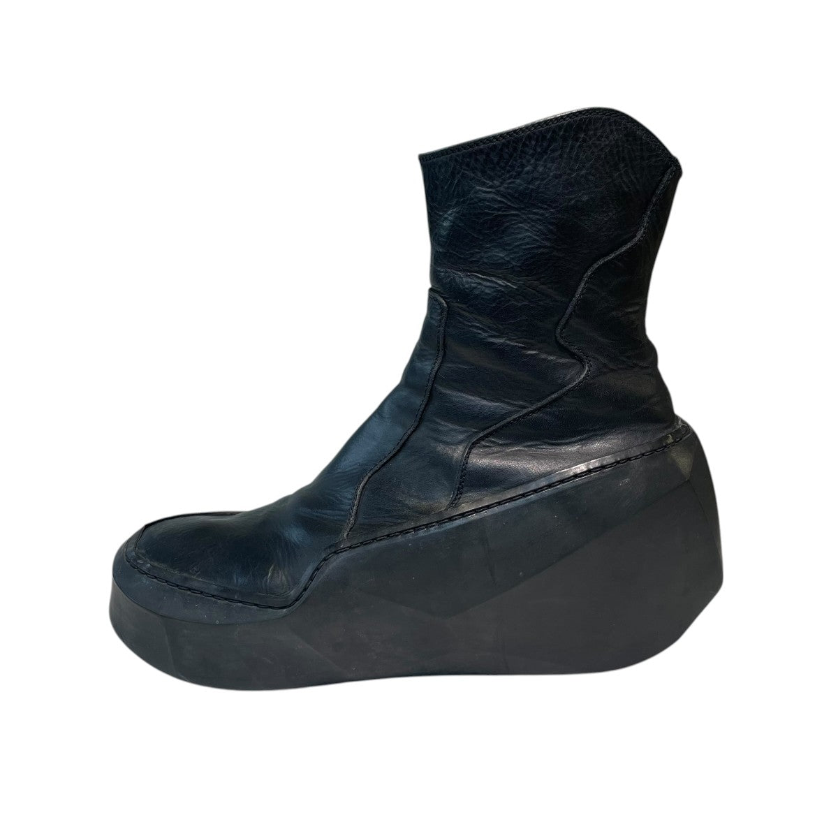 JULIUS 15AWSphere Polygon Calf Shoesショートブーツ517FWM5 古着・中古-2枚目のアイテム画像