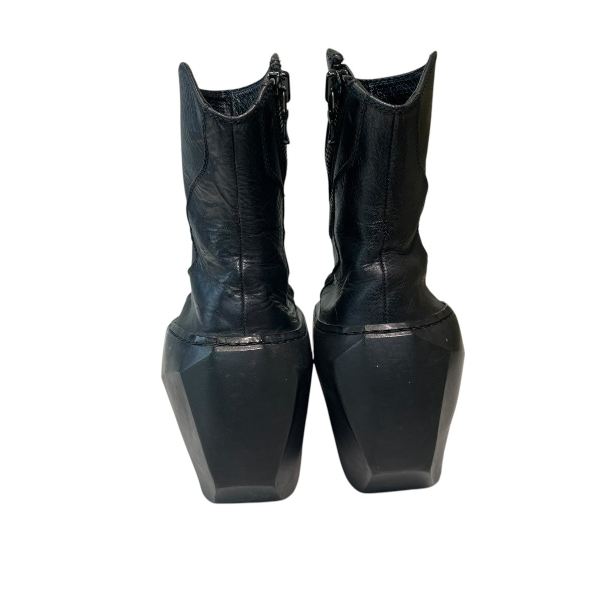 JULIUS 15AWSphere Polygon Calf Shoesショートブーツ517FWM5 古着・中古-4枚目のアイテム画像