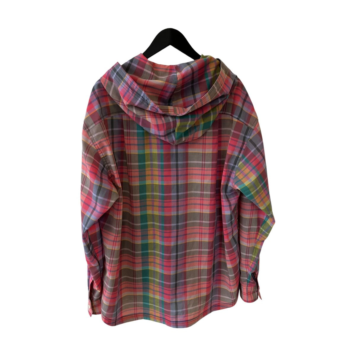 FACETASM MADRAS CHECK HOODED SHIRT長袖シャツNAT-SH-M03 古着・中古-2枚目のアイテム画像