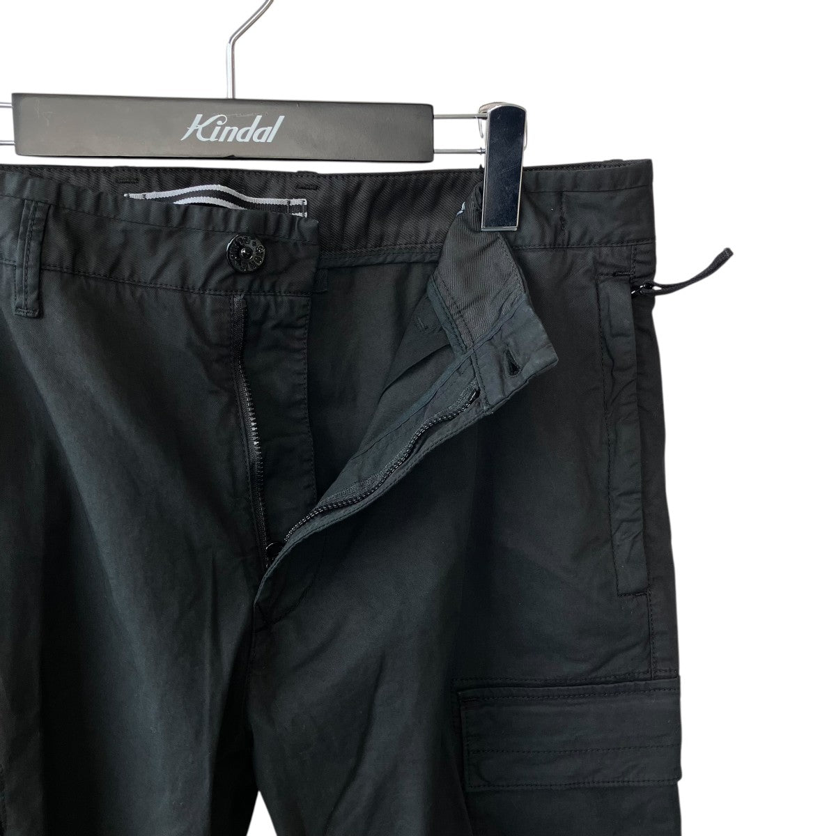 Stone  ストーンアイランド カーゴパンツ ブラック W30 STONE ISLAND(ストーンアイランド) カーゴパンツK2S153100032