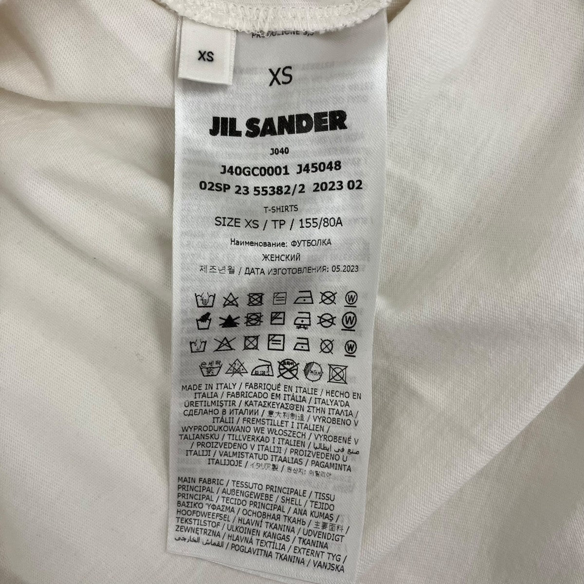 JIL SANDER+ 半袖ＴシャツJ45048 古着・中古-6枚目のアイテム画像