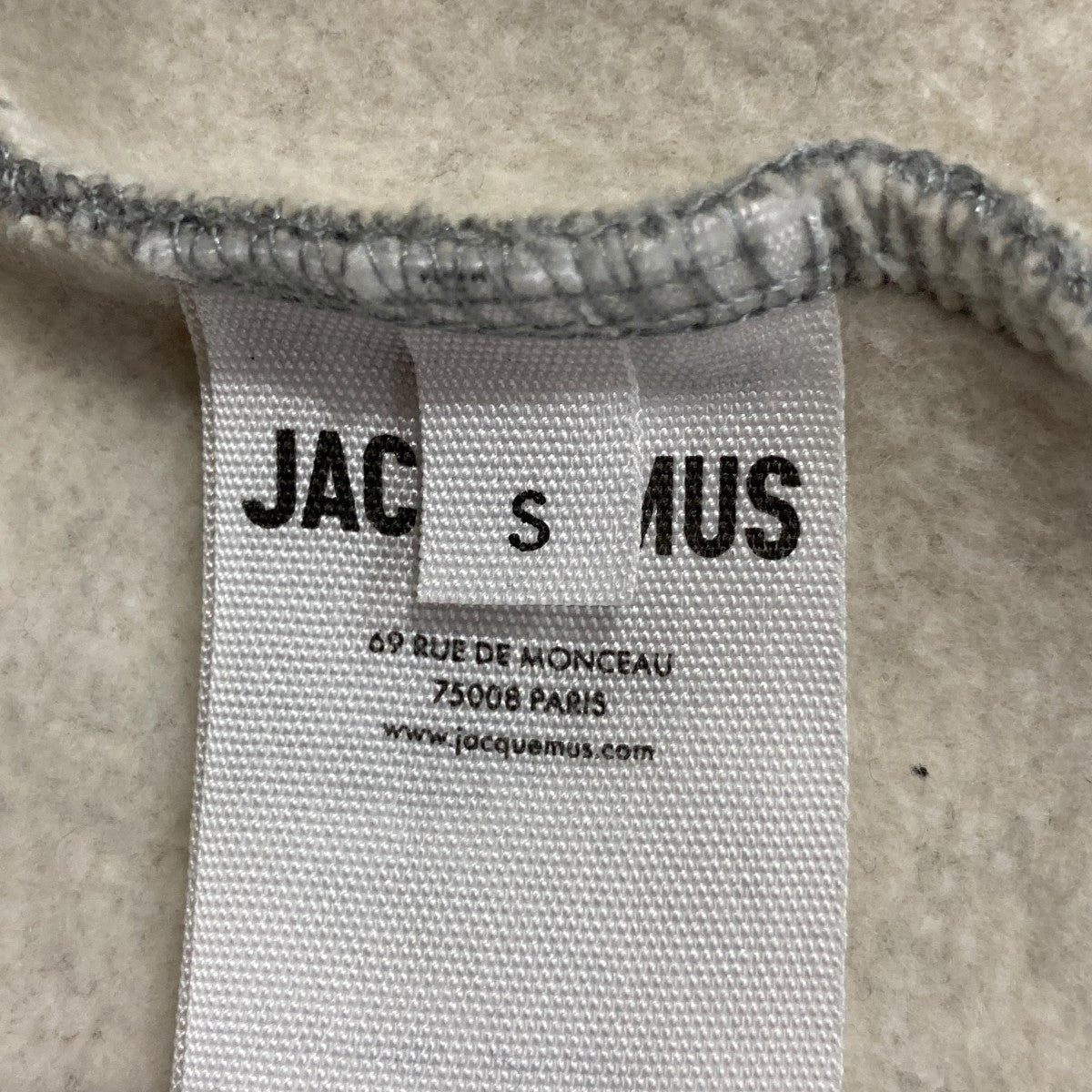 JACQUEMUS ジップパーカー75008 PARIS 古着・中古-7枚目のアイテム画像