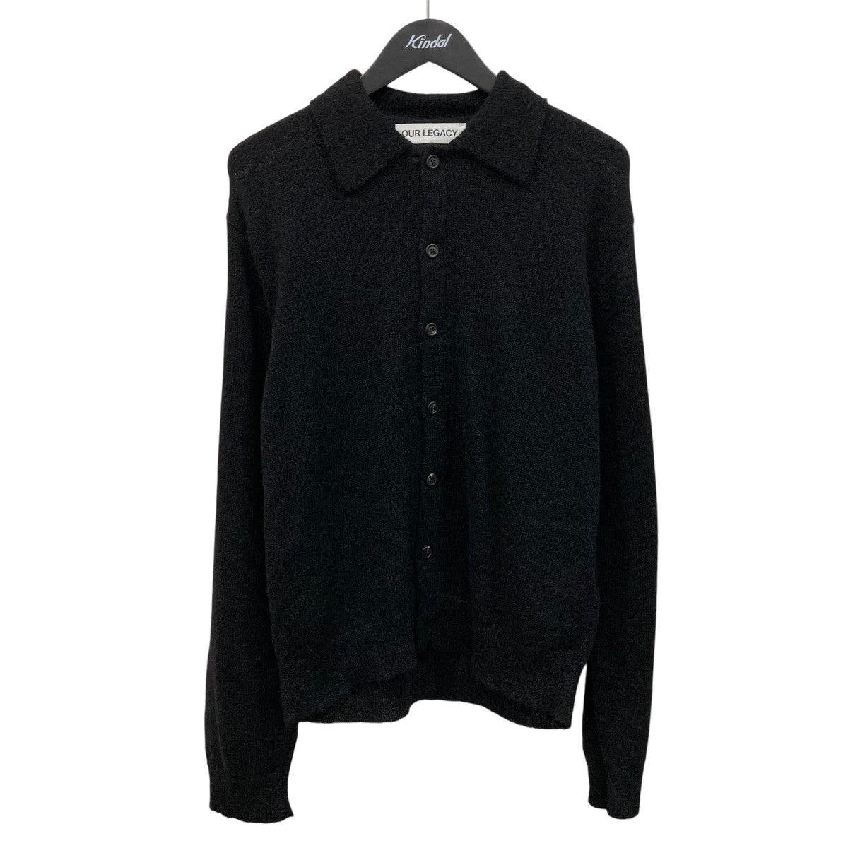 OUR LEGACY EVENING POLOニットカーディガンM4213ECFSE 古着・中古-1枚目のアイテム画像