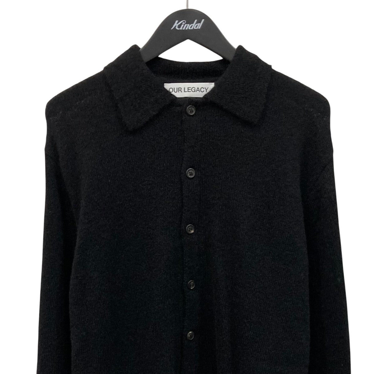 OUR LEGACY EVENING POLOニットカーディガンM4213ECFSE 古着・中古-2枚目のアイテム画像
