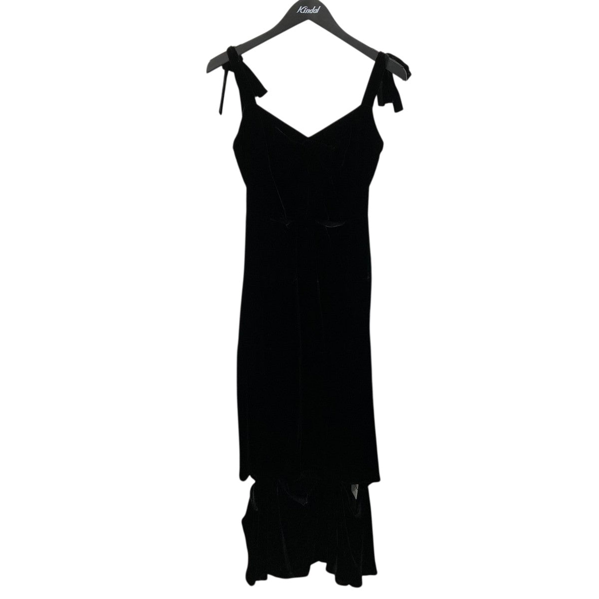 FETICO VELVET SLIT DRESSキャミソールワンピースFTC244-0803 古着・中古-1枚目のアイテム画像