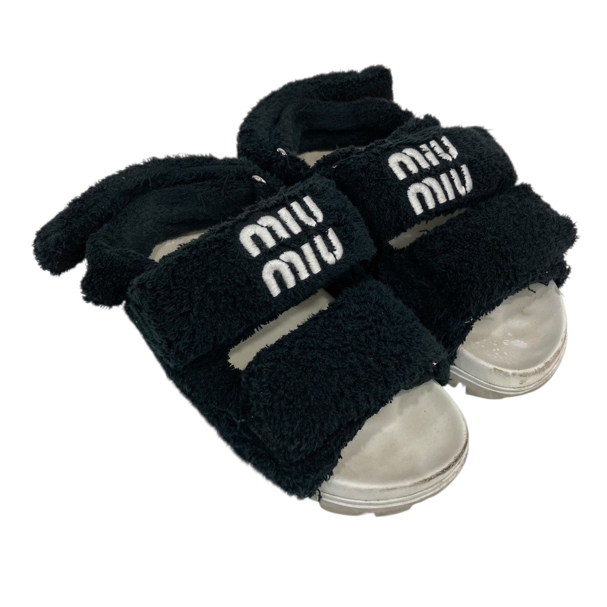 MIU MIU テリーサンダルストラップサンダル 古着・中古-1枚目のアイテム画像