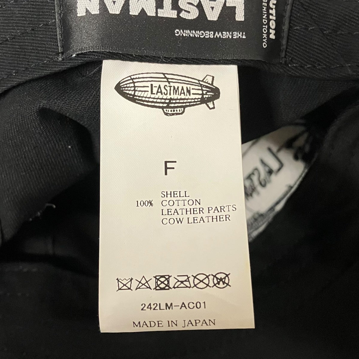 LASTMAN EMBROIDERED DAD CAP ZEPPELINキャップ242LM-AC01 古着・中古-6枚目のアイテム画像