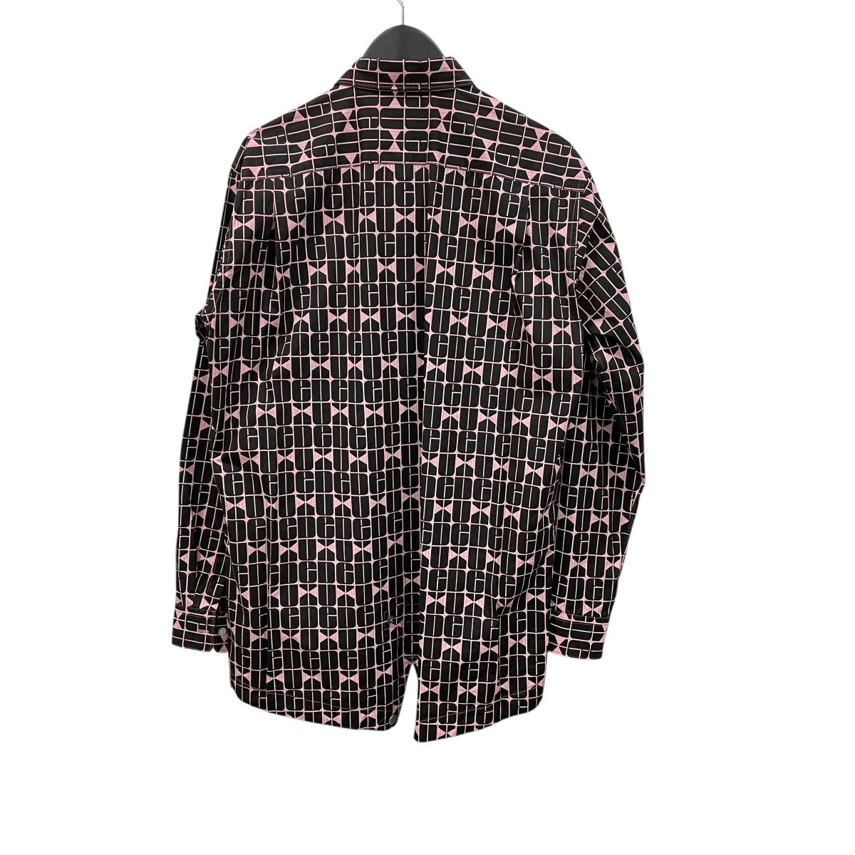 COMME des GARCONS HOMME DEUX 綿ブロードストライププリント柄 長袖シャツ DO-B045 古着・中古-3枚目のアイテム画像