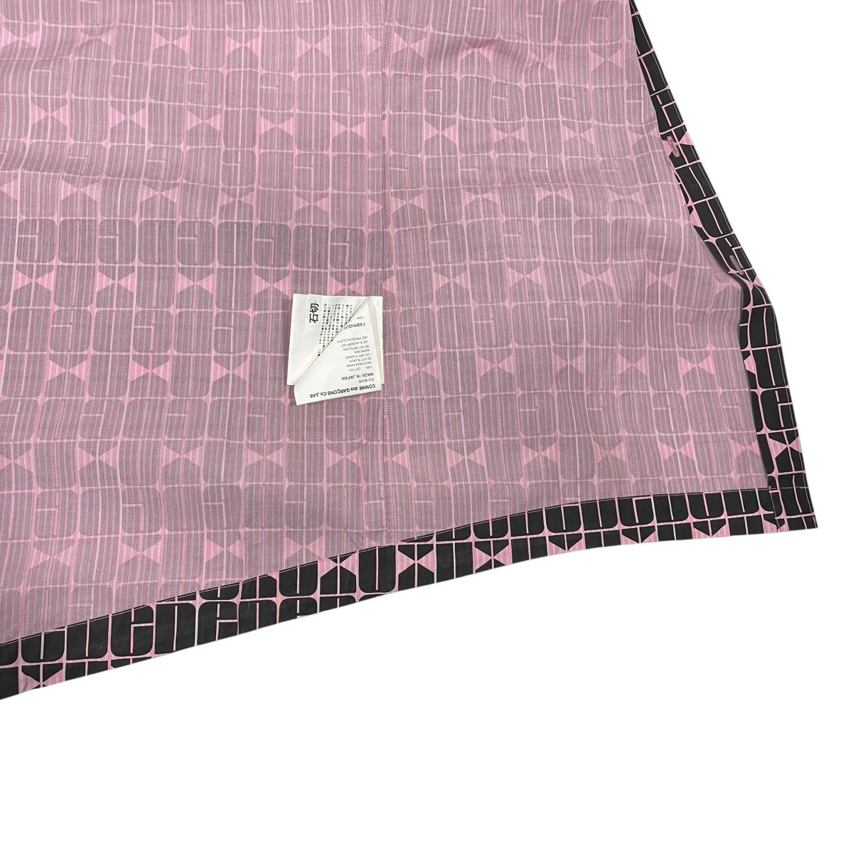 COMME des GARCONS HOMME DEUX 綿ブロードストライププリント柄 長袖シャツ DO-B045 古着・中古-5枚目のアイテム画像