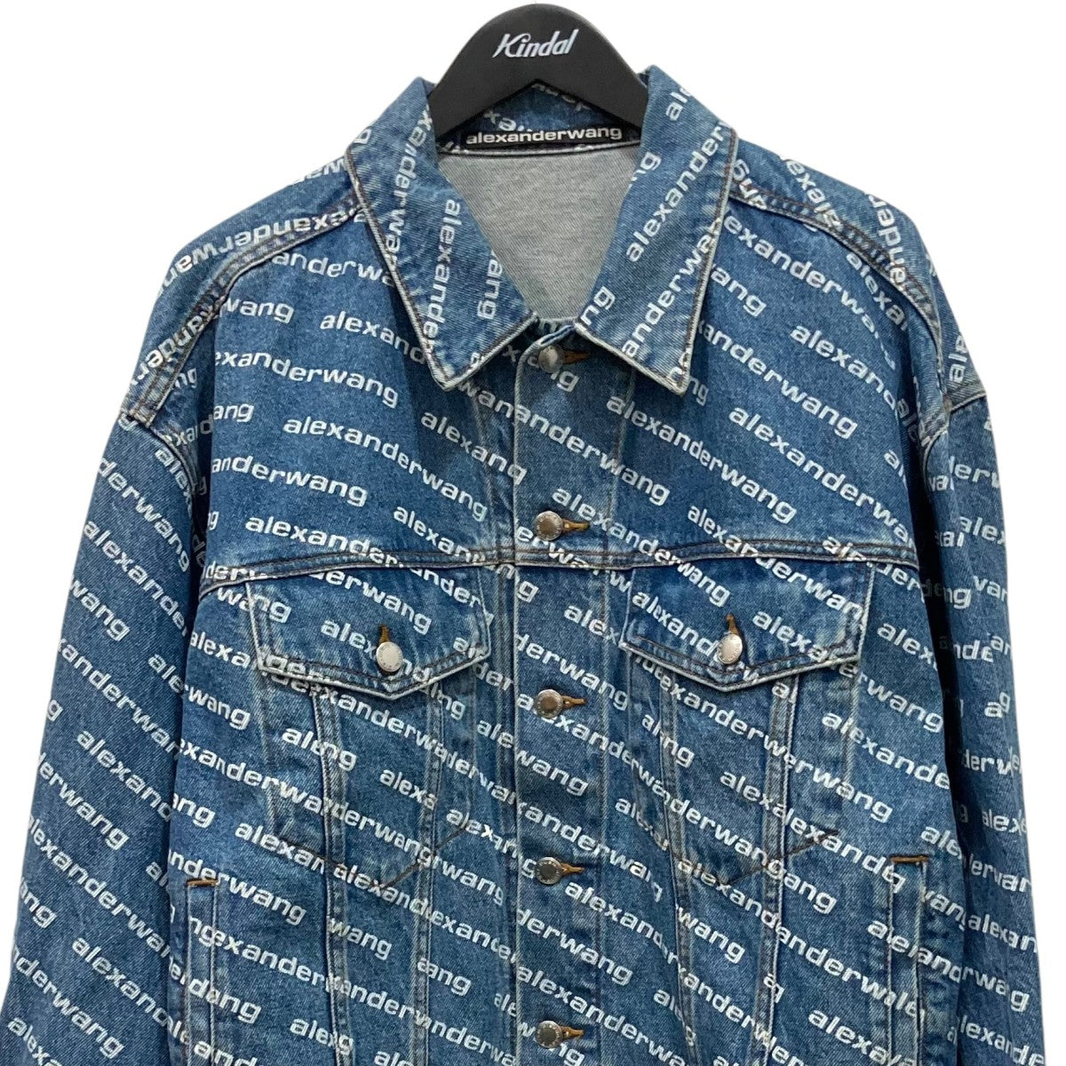 ALEXANDER WANG(アレキサンダーワン) 総柄Printed デニムジャケット
