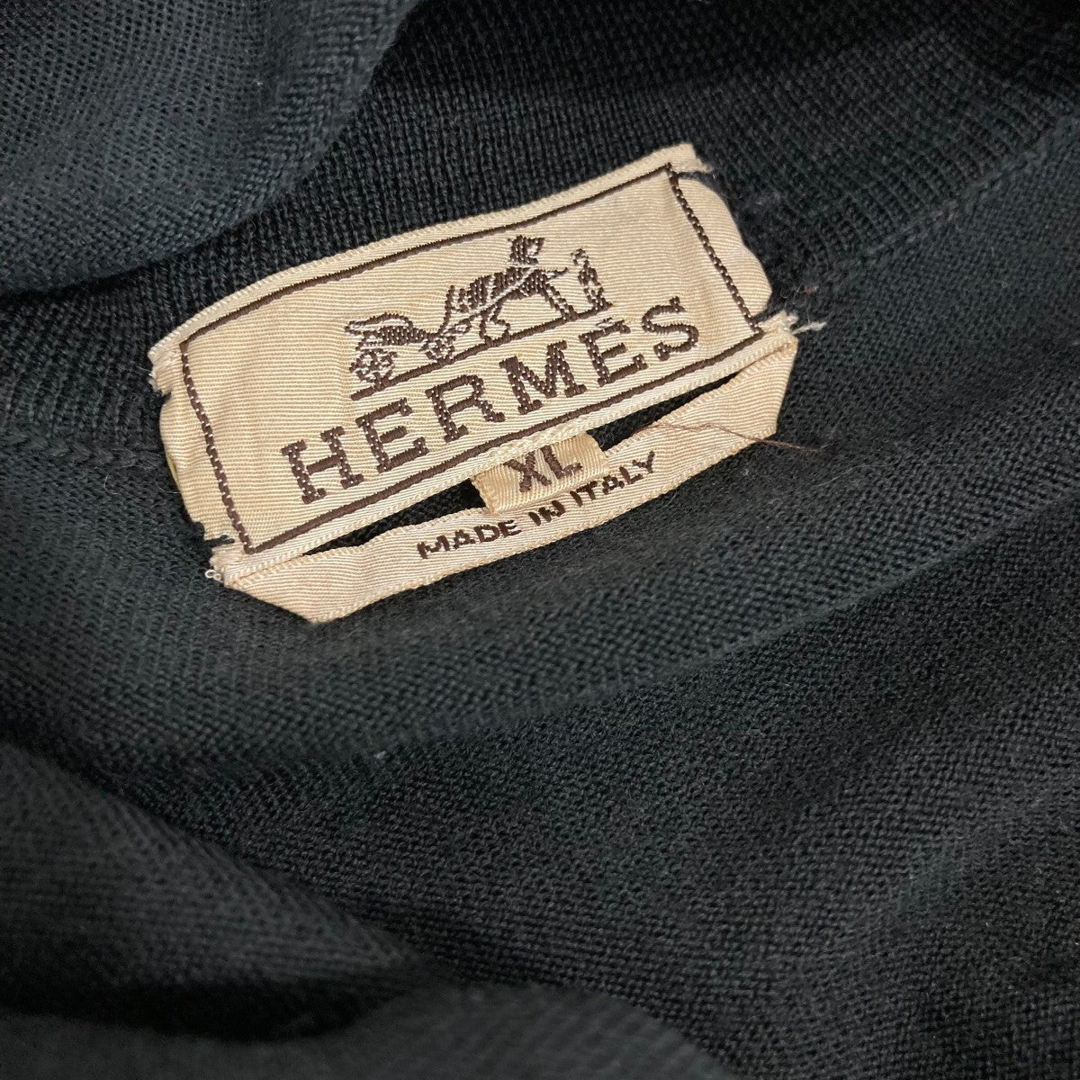 HERMES ハイネックニット 古着・中古-6枚目のアイテム画像